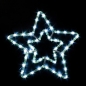 [경오] LED 논네온 이중별 백색(40cm) (무점멸)