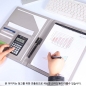 에쉬 클립 레포트파일(다크브라운그레이) (8자리 계산기)