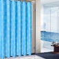 홈카터 일러스트 샤워커튼(블루) (80cmx180cm)