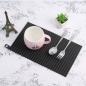 미니멀 실리콘 드라잉 매트(30cm) (블랙)