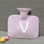 레터링 보온 물주머니(800ml) (퍼플)