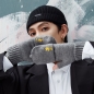 빈센트 남성 손가락 벙어리장갑(그레이)