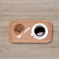 [쿠킹홈] 내추럴 사각 우드트레이(24.5x13cm) (비치)
