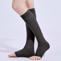 서포팅 오픈토 종아리 압박밴드 2p세트(XS) (29cm-34cm) (블랙)