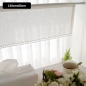 방울 폼폼 바란스 커튼(150cmx60cm) (화이트)