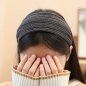 [엔젤슈슈] 베이직 골지 헤어밴드(그레이)