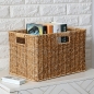 라탄짜임 사각 바구니(40x26cm) (내추럴)