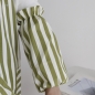줄무늬 팔토시 (라이트 그린)