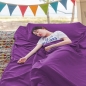 여행용 캠핑 침낭라이너(210x160cm) (퍼플)