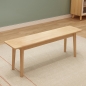 고무나무 벤치 (100cm) (오크)