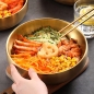 [쿠킹홈] 딜리키친 이중스텐 그릇(22.5cm) (골드)