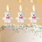 해피니스 하얀곰 생일초 3개입 x 3세트(화이트)