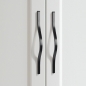 브릿지 가구손잡이 2세트(160mm) (블랙) 
