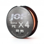 JOF 4합사 낚싯줄 1호(100m) (오렌지)