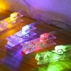 10구  LED 클립 집게 전구(1.5m) (컬러)